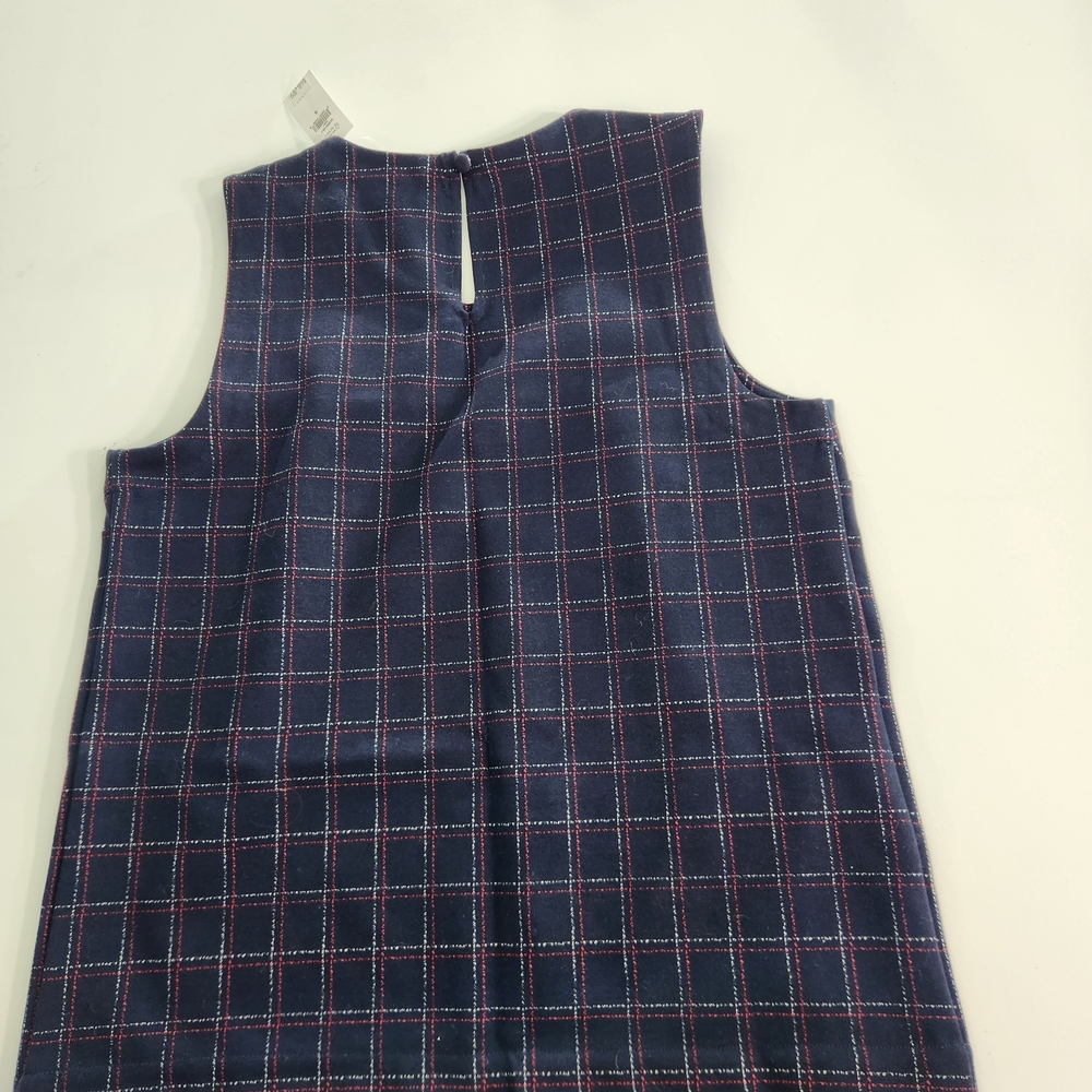 Banana Republic Women's  Tank Top Blouse Size S Plaid sleeveless  blue NWT 01 - Picture 9 of 9